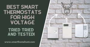 smart thermostat for high voltage